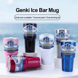 Water Bottles Vacuum INS Wind 30 Oz Stainless Steel Car Cup Outdoor Portable Ice Cream Thermal Minimalist Can Hold