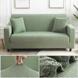 Chair Covers Velvet Sofa Thick Fabric For Living Room Couch Protector Jacquard Corner Slipcover L Shape Home Decor 1PC