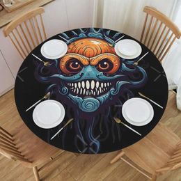 Table Cloth Halloween Eye Of The Beholder Look Round Waterproof Christmas Decor Indoor/Outdoor