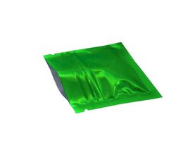 100PcsLot Green Mylar Foil Self Seal Zip lock Package Bags 756cm Zip Lock Aluminum Foil Food Packaging Bag Capsule Storage Pouc1635346