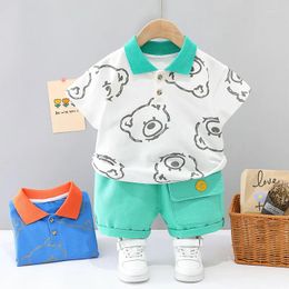 Clothing Sets Kids Clothes Baby Boy/Girl Cartoon T-Shirt Shorts Set Summer Fashion Casual Boys Tracksuit Children
