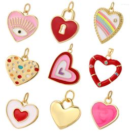Charms Boho Heart Donut Cross Lock For Jewelry Making Supplies Diy Necklace Earring Sweet Designer Resin