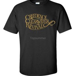 Herren-T-Shirts Crece Clearwater Revival T-Shirt American Rock Band 60 kostenloser Versand S2452906