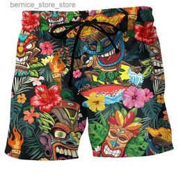 Men's Shorts Colourful Graffiti 3D Printed Surfing Board Shorts Cool Summer Street Hip Hop Swim Trunks For Men Kids Vacation Beach Shorts Q240529