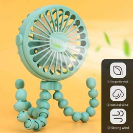 Fans Stroller Parts Accessories Baby baby car dedicated durable silent home fan Small outdoor usb charging anti-clip office WX5.28