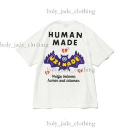 human make shirt designer t shirt Fun Print Bamboo Cotton Short Sleeve T-Shirt for Men Women high quality clothing human make brand man and weman t shirt 913