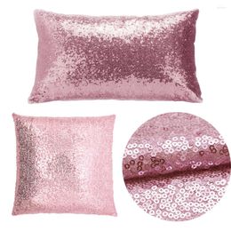 Pillow Solid Glitter Cover Sequin Bling Throw Case 40X40cm/30X50cm Home Decor For Sofa Seat Decorative Pillows