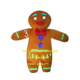 ginger bread mascot christmas jinger cartoon character cosply custom anime carnival costume fancy dress 3454 Mascot Costumes