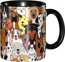 Mugs Dog Coffee Mug 11 OZ Cute Funny Ceramic Cup Women Men Novelty Gifts Microwave Office Home Decor