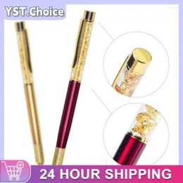 Makeup Brushes Embroidered Eyebrow Pencil Cross Round Hole Flowing Gold Foil Embroidery Multifunctional Tattoo Manual Pen