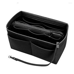 Cosmetic Bags Selling Felt Purse Insert Organiser Portable Bag Fit For Handbag Tote Various 294Z