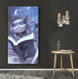 Game Arcane League of Legends Poster Game Characters Ahri Canvas Painting HD Print Modern Wall Art Pictures Living Room Decor