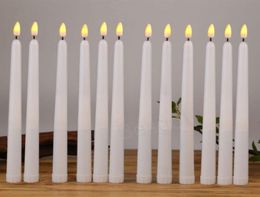 LED Battery Operated Flickering Flameless Candle Taper Stick Candle Lamp Hallowmas Christmas Birthday Party Decoration Candles BH72951138