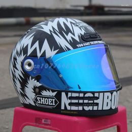Motorcycle Helmets SHOEI GLAMSTER High Quality ABS Vintage Japanese Full Face Helmet.TOO FAST TO LIVE TOO OLD DIE EIGHBOREOOD
