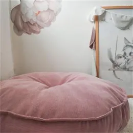 Pillow 80cm Round Corduroy Pad Home Decor Seat Kids Stuffed Thick Cotton Play Baby Crwaling Mat Gifts