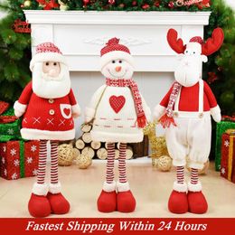 Figures Santa Claus Doll Christmas Decorations For Home Merry Christmas Ornaments Xmas Garden Decoration Navidad Year 201006 236f