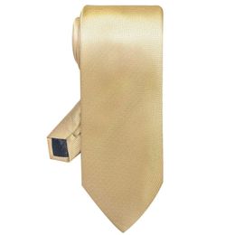 Neck Ties 100% Silk Brand Gold Tie Mens High Quality Silk 8cm Neckline Formal Clothing Mens Gravatas Suitable for Holiday Party Workplaces Q240528