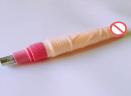 Factory Vibration Dildo with Tip Curved to Sex Machine AccessoryLove Machine AttachmentFemale Penis for Masturbation6753466
