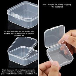 12PCS Clear Plastic Containers Transparent Storage Box for Diamond Painting Tool Accessories Crafts Jewellery Beads Organiser Case
