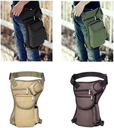 2019 Larger Capacity Cycling Canvas Waist Packs Outdoor Leisure Sport Tactical Multifunction Leg Bag Christmas Gifts2331874