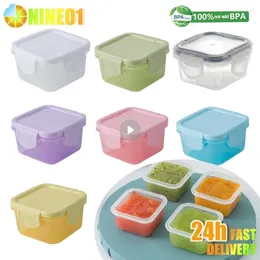 Storage Bottles 60ml Mini Thickened Sealed Fresh Box Food-grade Portable Baby Food Freezer Containers Jam Dispenser Lunch Tableware