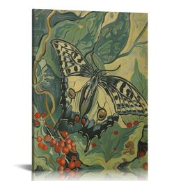 Impressionist Painting Landscape Poster Great Peacock Moth Art Poster Canvas Painting Decoration Wall Printing Photos Gifts Home Modern Decoration Poster