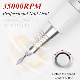 350000/20000RPM Electric Nail Drill Pro Nail Polishing Electric Manicure Machine For Nails Pedicure Nail Art Tool Nail Drill