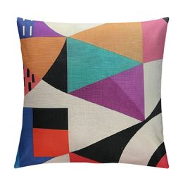 Cushion Cover Geometry Style Pillow Case Arrow Pillows Decorative Throw Pillows for Couch Sofa or Bed