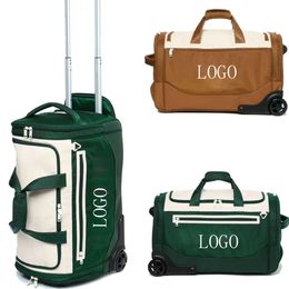 2024 Дизайнерская сумка для гольфа бостон с колесами удобная сумка для буксира