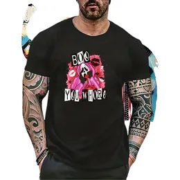 Cool T Shirts Men Cotton Breathable High Street Hip Hop Men Tees Custom Cartoon DIY Customised Tees