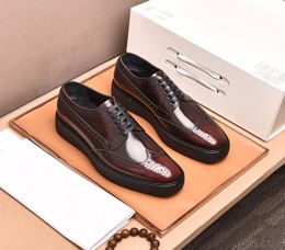 High Quality 2021 Formal Dress Shoes For Gentle Men Fashion Brand Designer Genuine Leather Mens Business Oxfords Casual Platform F3957212