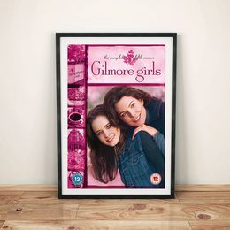 Classic American TV Drama Gilmore Girls Cover Poster Canvas Painting Print Wall Art Picture for Living Room Home Decor Fans Gift