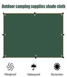Tents And Shelters Tent Tarp Awning Waterproof Shade Cloth Ultralight Garden Canopy Sunshade Outdoor Camping Beach Sun Shelter3169587