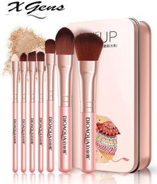 7PCSSET Pro Women Facial Makeup Brushes Set Face Cosmetic Beauty Eye Shadow Foundation Blush Brush Make Up Brush Tool3439458