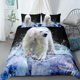 Bedding Sets Yi Chu Xin Kids Set 3D Animal Pattern Duvet Cover Twin Full Size Bed 3pcs Luxury Comforter A1010