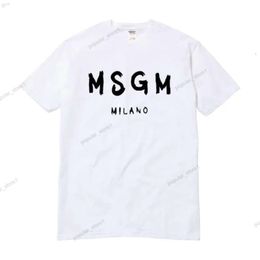 Рубашка MSGM Пара всего MG Quality Menwomen Msgm футболка летняя марка