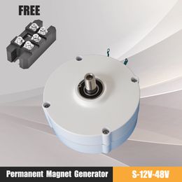 China FactoryLow Speed 3000W 4000W 5000W 24V 48V3 Phase Gearlessermanent Magnet Generator AC Alt Pernators For Wind Turbine DIY