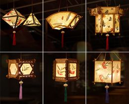 DIY Chinese retro style Portable Amazing Blossom Flower Light Lamp Party Glowing Lanterns For MidAutumn Festival Gift 2206102757715