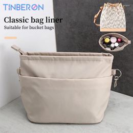 Cosmetic Bags TINBERON Organiser For Bag Lining Nylon Liner Handbag Makeup Fits Luxury Insert