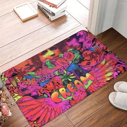 Carpets Disraeli Gears Guitar Non-slip Doormat Carpet Living Room Kitchen Mat Welcome Flannel Modern
