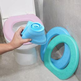 Toilet Seat Covers Waterproof EVA Washable Cushion Adhesive Universal Cool In Summer Reusable Easy Clean