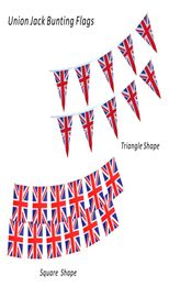 Square Triangle UK United Themed Flag Bunting Banner British Party Decorati British String Flag Union Jack Flag Banners String4696368
