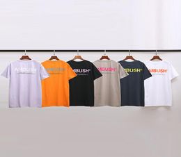 Fashion INS Trend T-shirt 2021 Reflective Letter Printed Top Men Women Couple Street Style Six Colour Summer Fashion T-shirt9998580