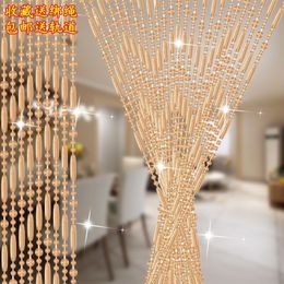 Door curtain bead curtain acrylic bead curtain mosquito and fly resistant curtain partition foyer bedroom bathroom curtain finished hanging curtain 230104
