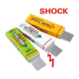Funny Toys Chewing Gum Electric Funny Electric Shock Chewing Gum prank trick pull safety electric shock toy d240529