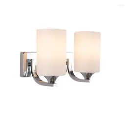 Wall Lamp Nordic Modern Cylindrical LED Circular Glass Ball Light For Living Room Bedroom Artistic El Restaurant Bar