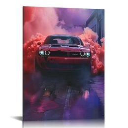 Jdm Car Muscle Sports Car Poster Poster Decorative Painting Canvas Wall Posters And Art Picture Print Modern Family Bedroom Decor Posters 20x16inch