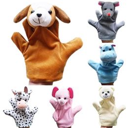 Finger Toys Finger Puppets Cartoon Baby Child Zoos Farm Animal Wildlife Hand Glove Soft Plush Sack for Kids Adorable Puzzle Educational Toy d240529