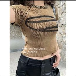 disels Shirt Cropped Top Knit Designer disels Belt Hollow Out Tee Knits Women Die Top Yoga Summer essentialsclothing Tees Vests Spicy Girl Attire disel Vest 630