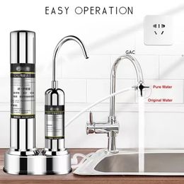 Ultrafiltration Drinking Water Filter System Home Kitchen Water Purifier Filter With Faucet Tap Water Filter Cartridge Kits Filter Pure